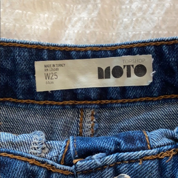 Topshop denim button down skirt - Picture 3 of 3